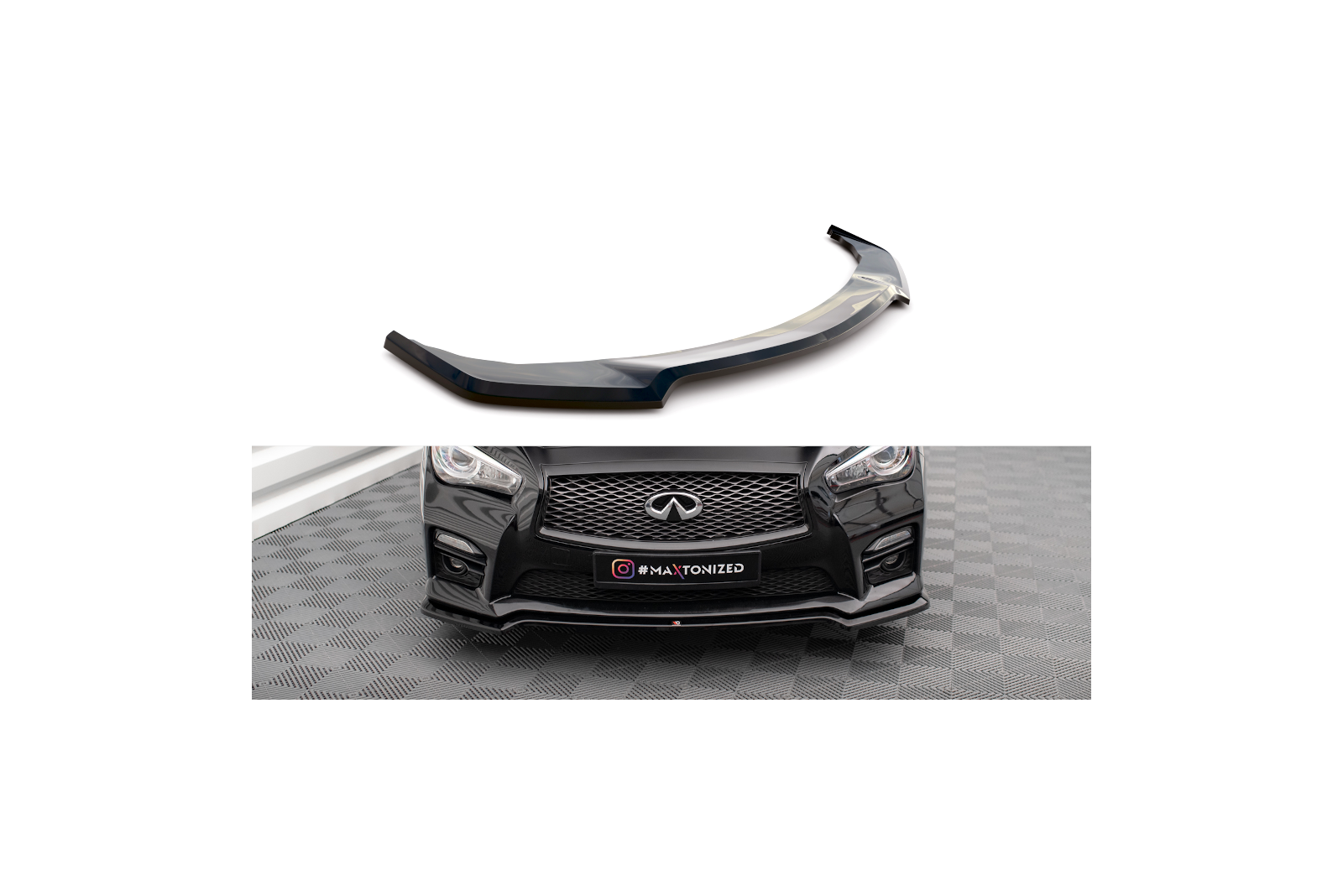 Splitter Przedni V.1 Infiniti Q50 S Mk1