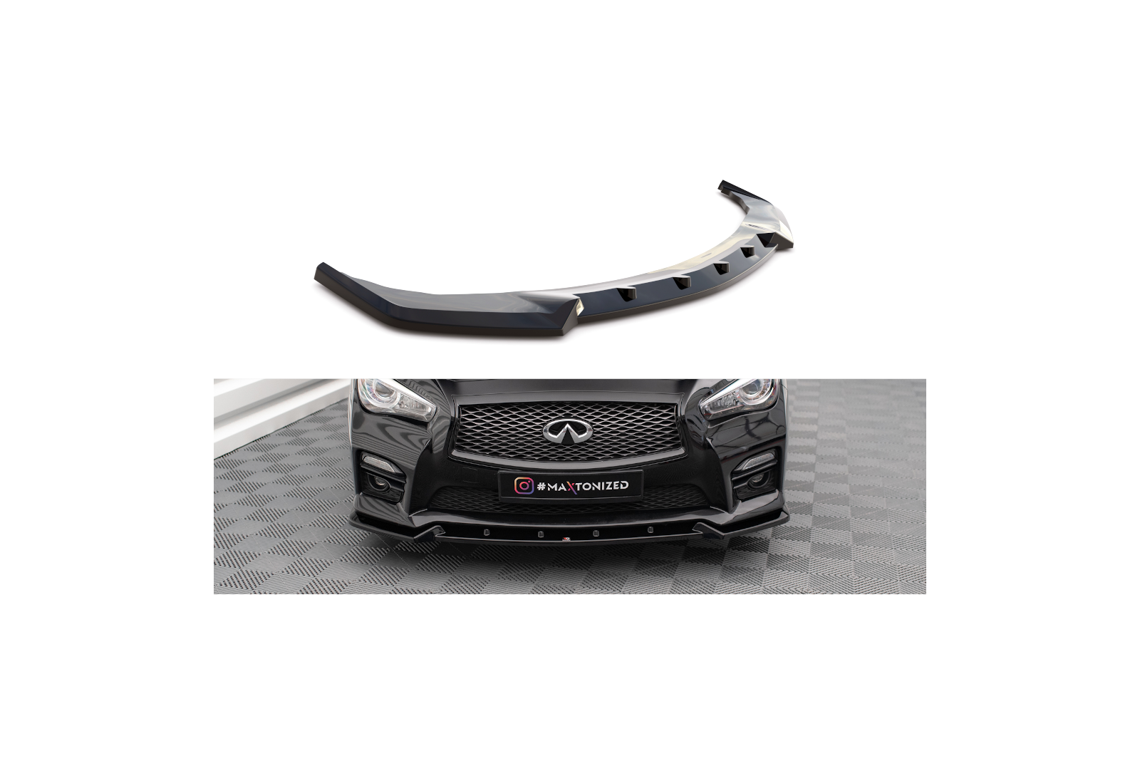 Splitter Przedni V.2 Infiniti Q50 S Mk1