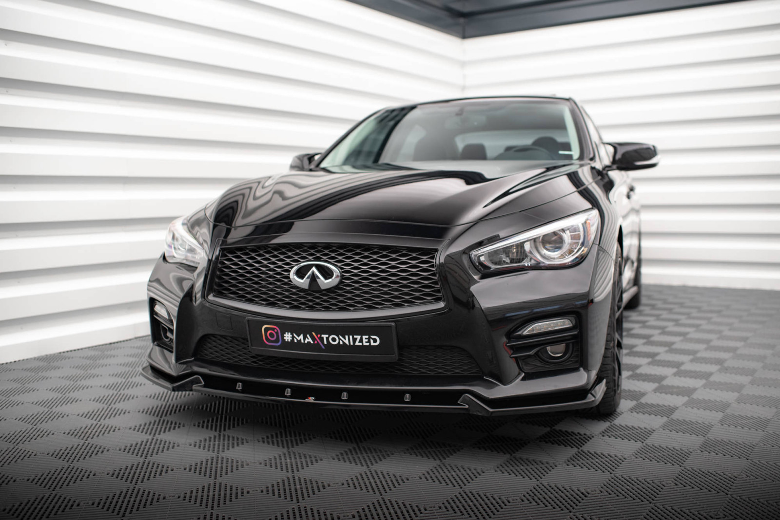 Splitter Przedni V.2 Infiniti Q50 S Mk1