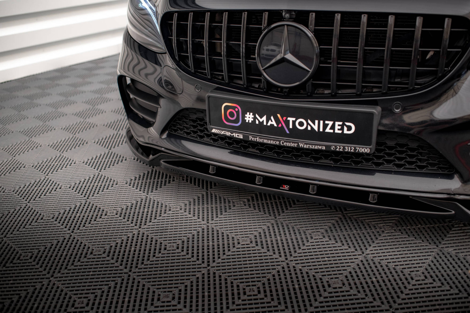 Splitter Przedni V.2 Mercedes-Benz C AMG Line / C43 AMG Sedan / Coupe W205 / C205 Facelift