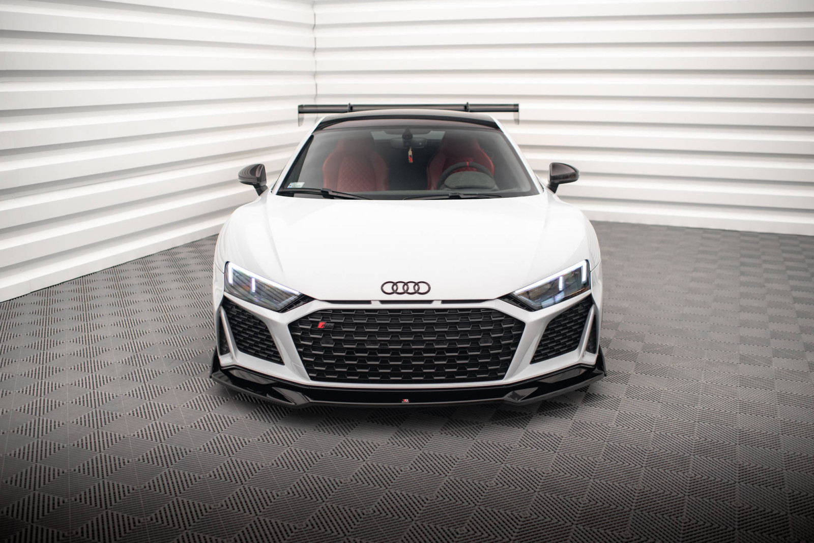 Splitter Przedni V.3 + Flaps Audi R8 Mk2 Facelift