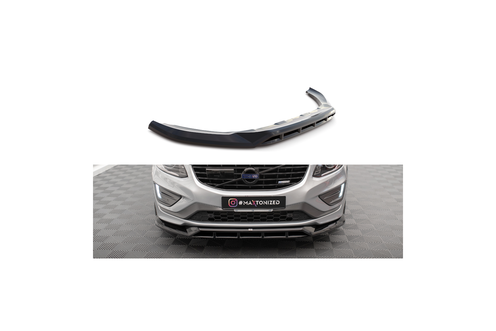 Splitter Przedni Volvo XC60 R-Design Mk1 Facelift