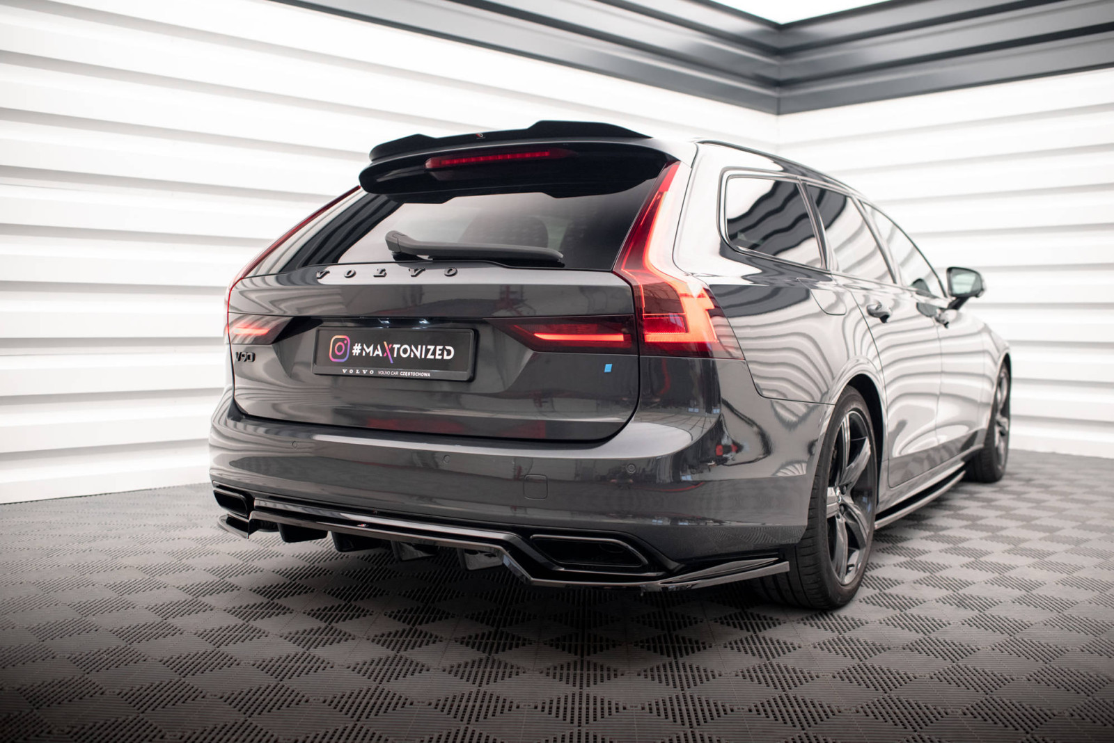 Przedłużenie Spoilera Volvo V90 R-Design Mk2