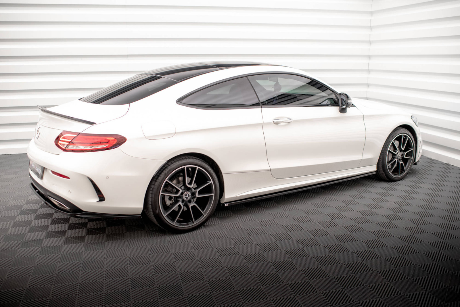 Dokładki Progów Mercedes-Benz C Coupe AMG-Line C205 Facelift