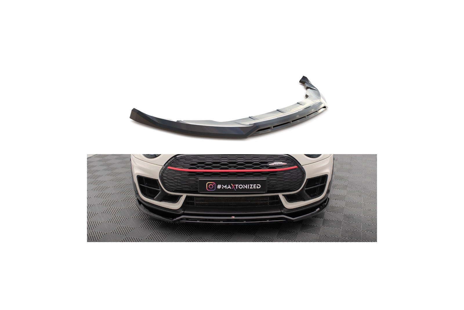 Splitter Przedni V.2 Mini Cooper Clubman John Cooper Works F54 Facelift