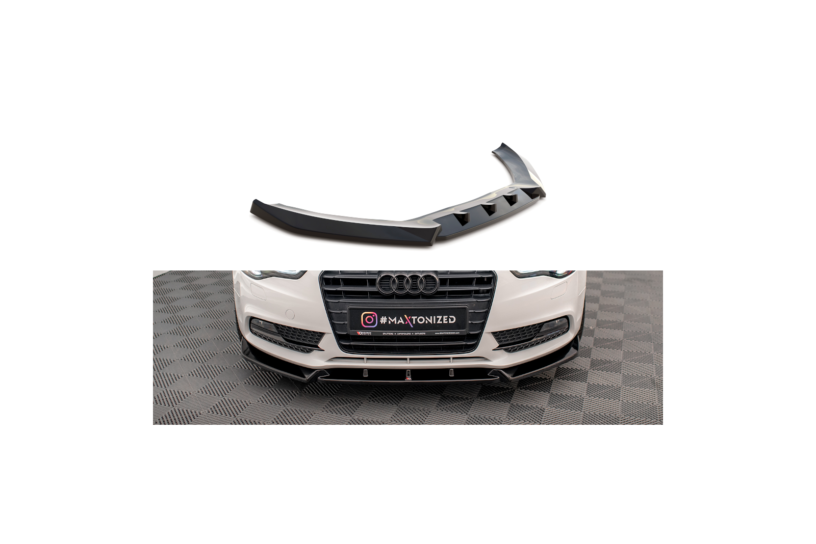 Splitter Przedni V.1 Audi A5 Coupe 8T Facelift