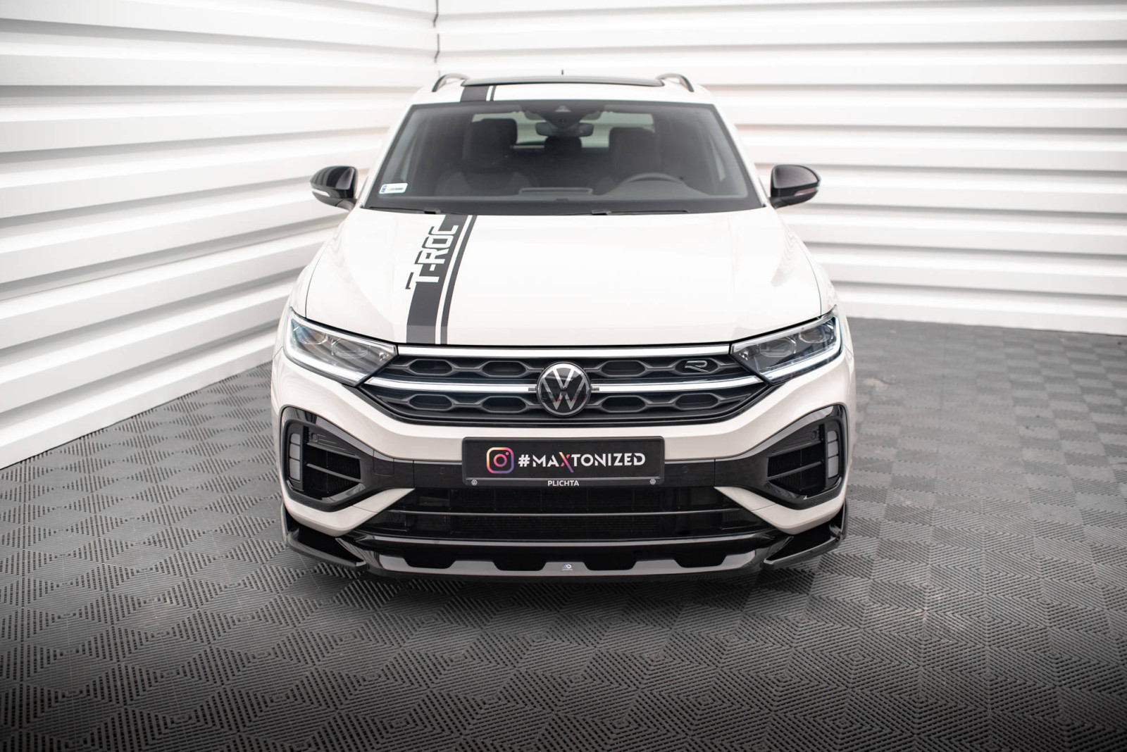 Splitter Przedni V.2 Volkswagen T-Roc R Mk1 Facelift