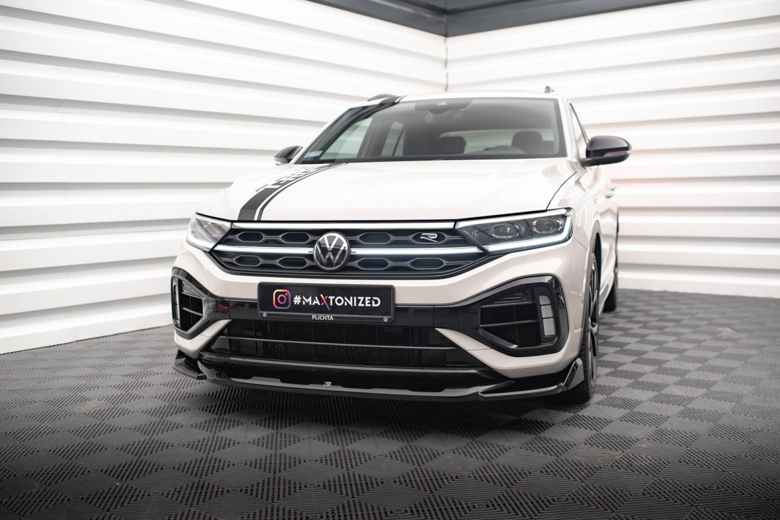 Splitter Przedni V.2 Volkswagen T-Roc R Mk1 Facelift