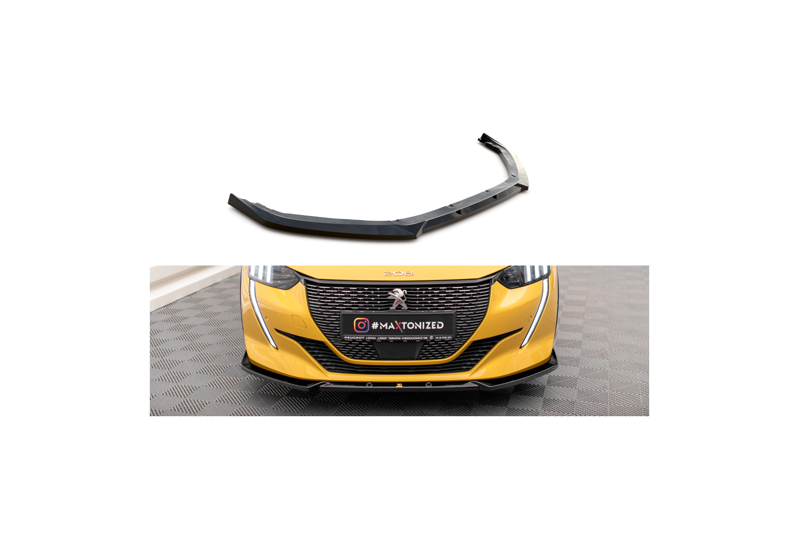 Splitter Przedni V.1 Peugeot 208 GT Mk2