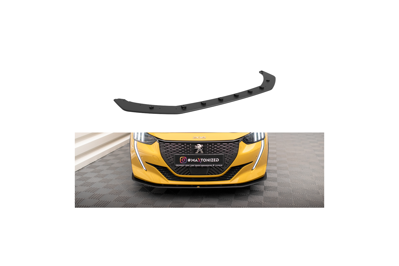 Splitter Przedni Street Pro Peugeot 208 GT Mk2