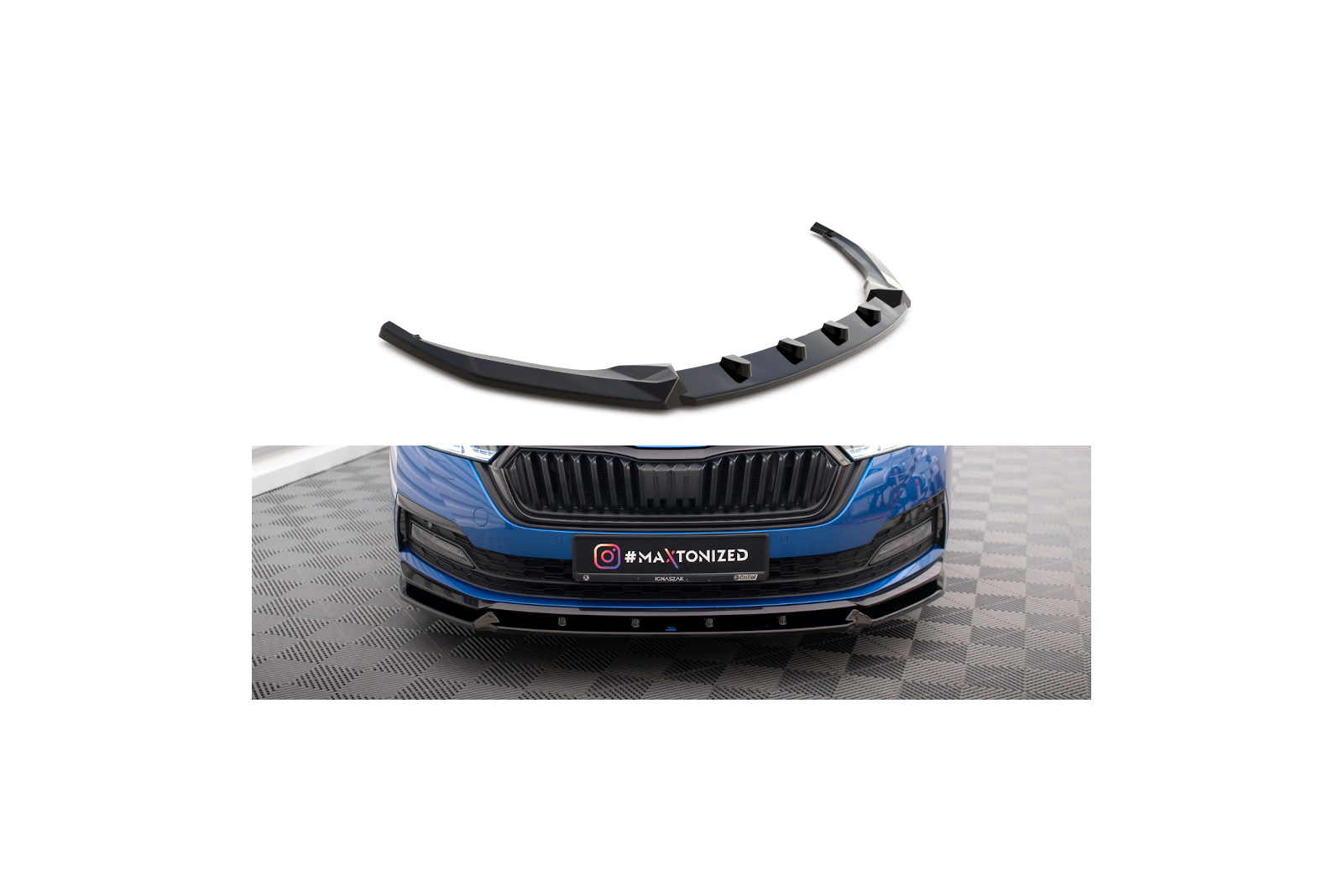 Splitter Przedni V.1 Skoda Octavia Sportline Mk4