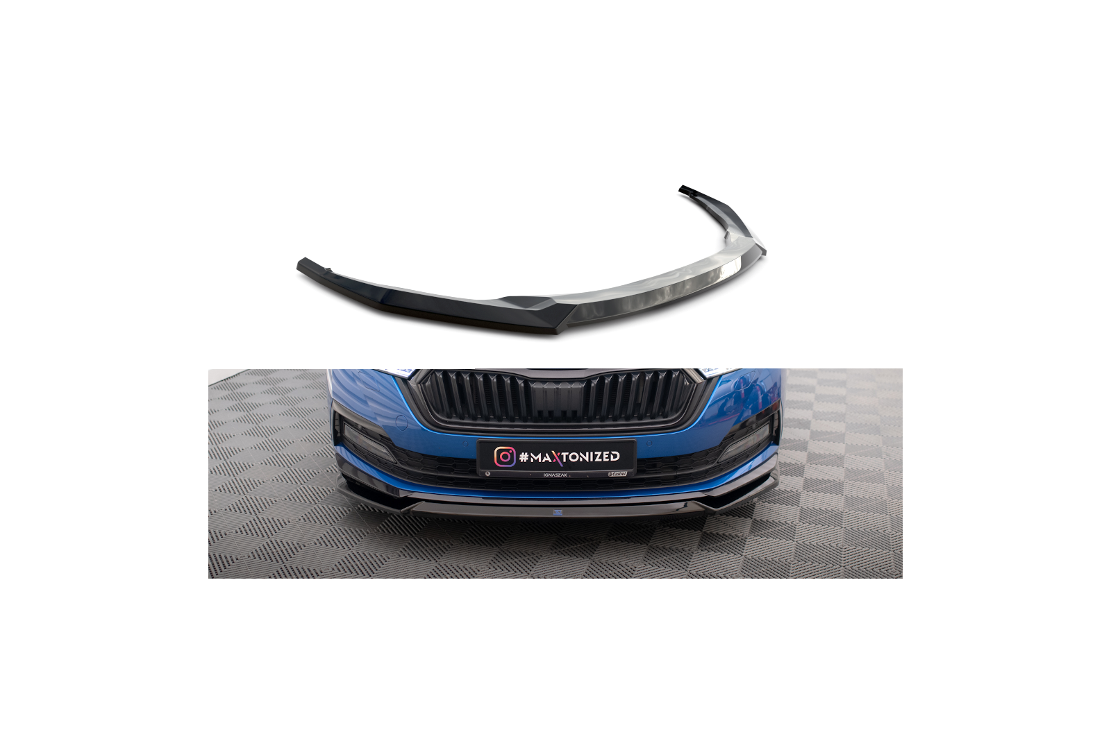 Splitter Przedni V.2 Skoda Octavia Sportline Mk4