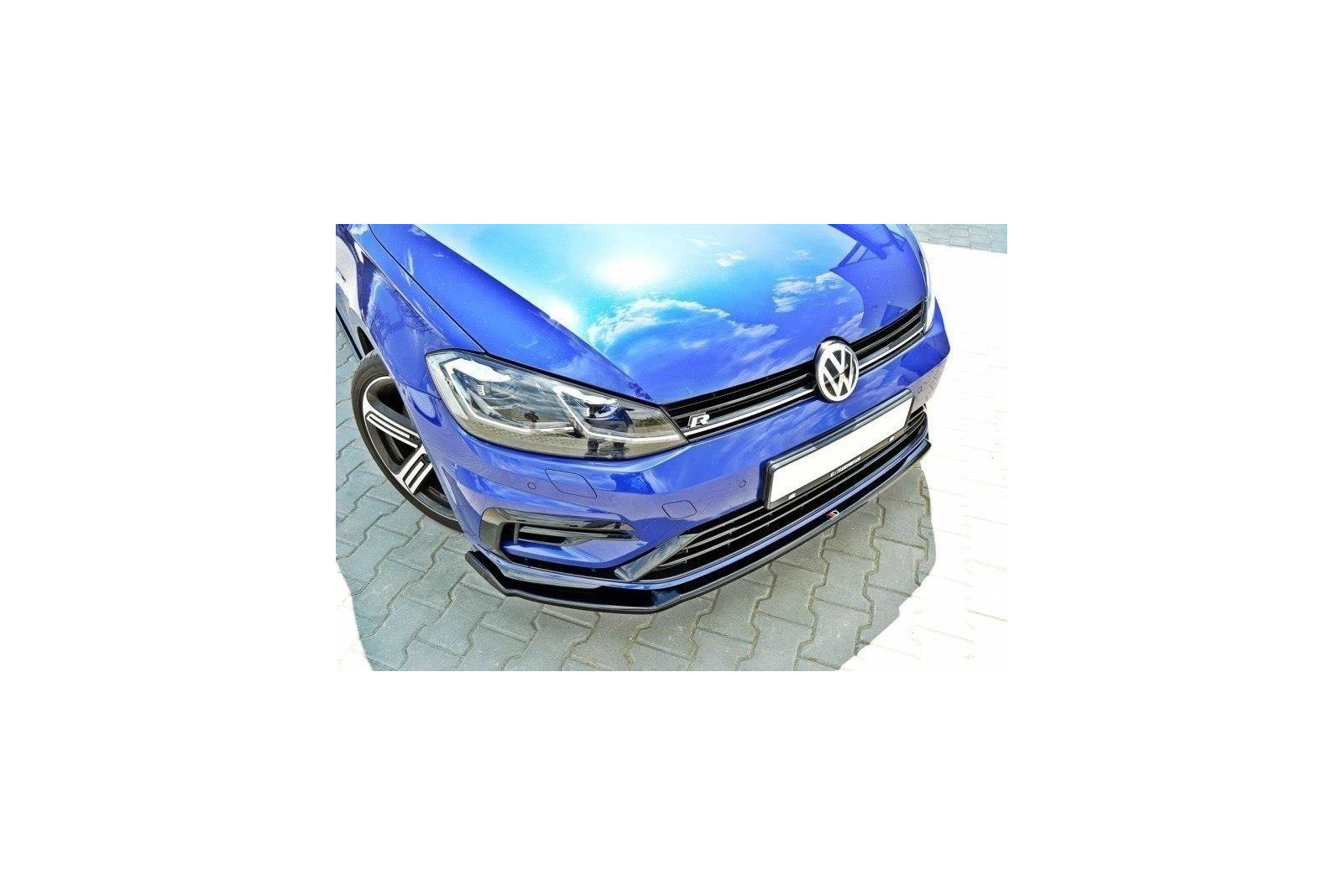 Splitter Przedni V.2 VW Golf 7 R / R-Line Facelift