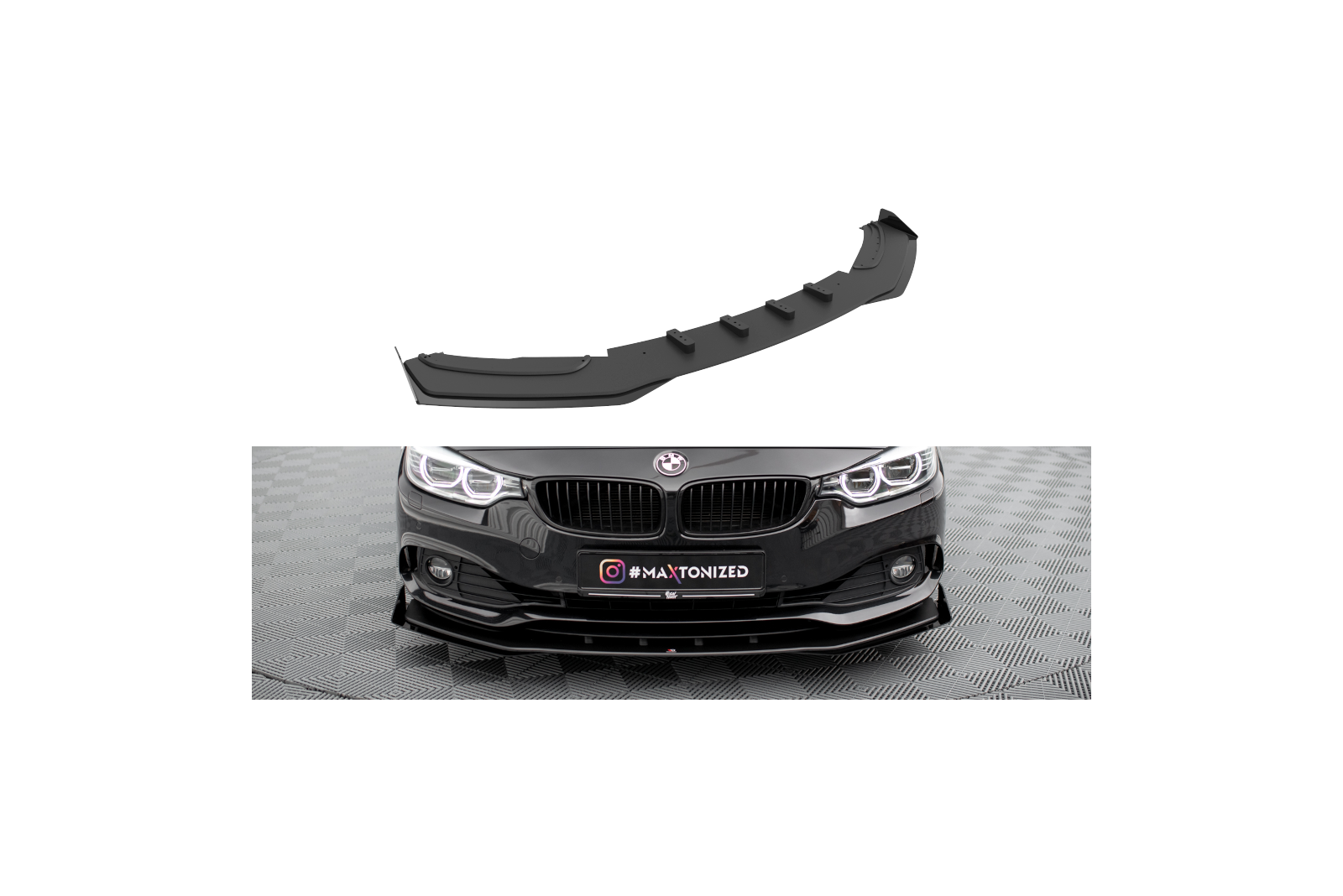 Splitter Przedni Street Pro + Flaps BMW 4 Gran Coupe F36