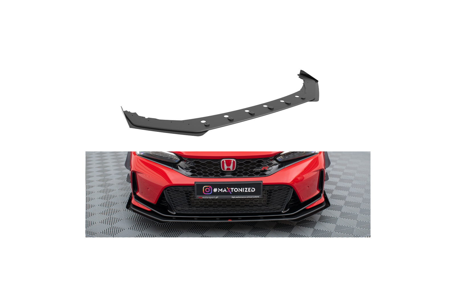 Splitter Przedni Street Pro + Flaps Honda Civic Type-R Mk 11