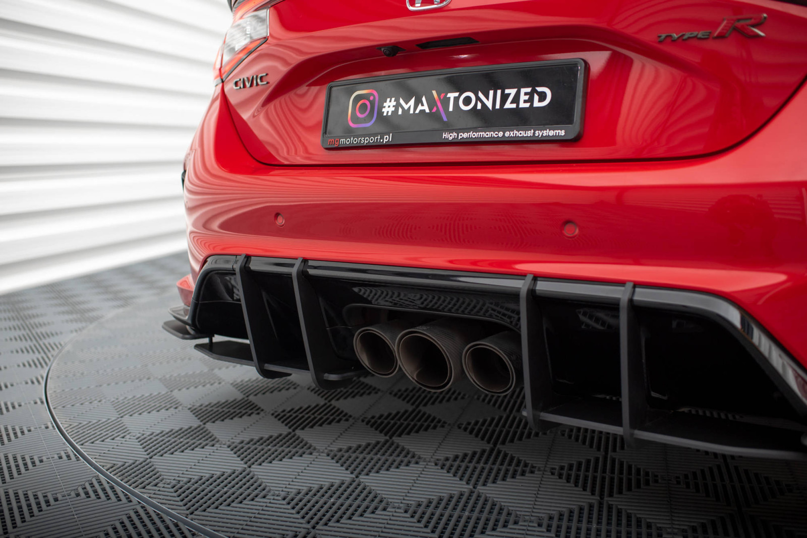 Splittery Tylne Boczne Street Pro + Flaps Honda Civic Type-R Mk 11