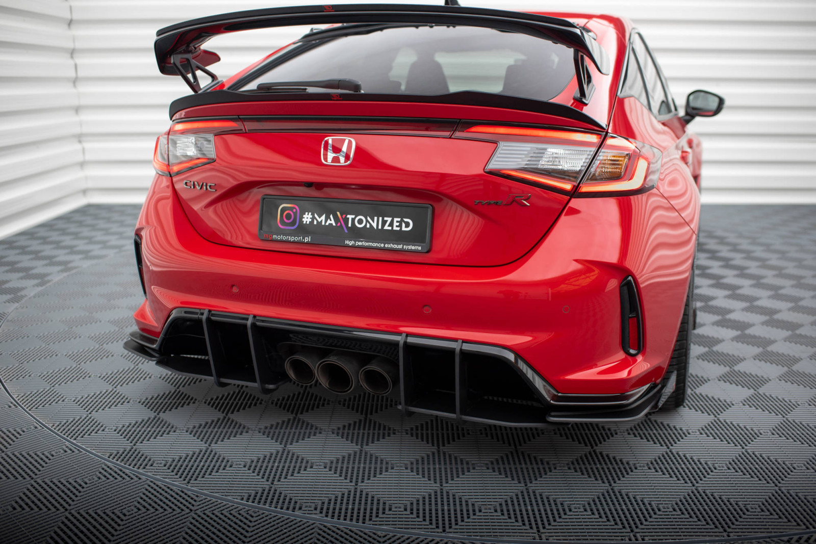 Splittery Tylne Boczne Street Pro + Flaps Honda Civic Type-R Mk 11