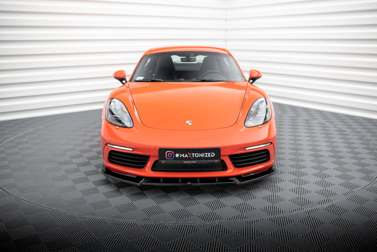 Splitter Przedni V.1 Porsche 718 Cayman 982c