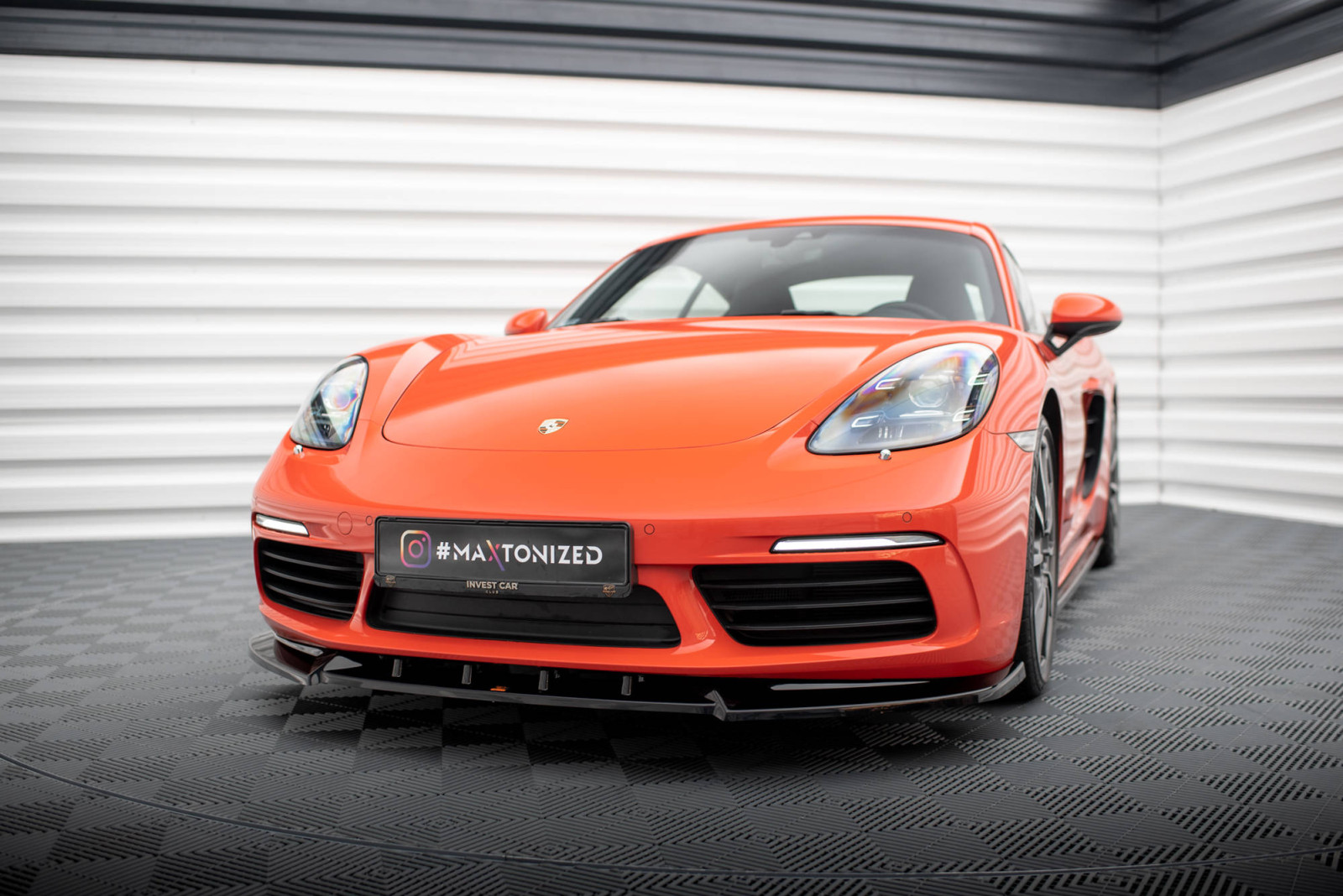 Splitter Przedni V.1 Porsche 718 Cayman 982c