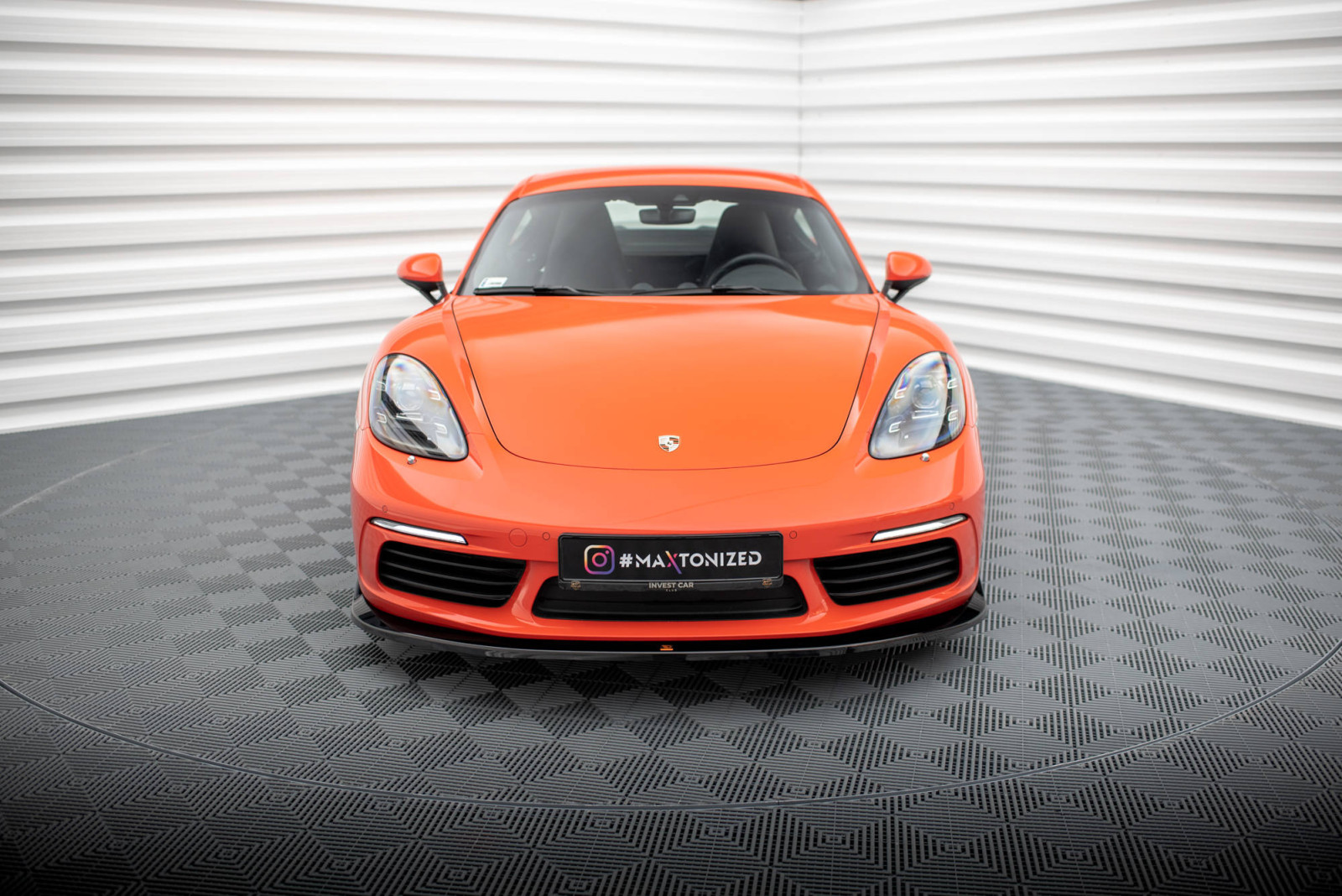 Splitter Przedni V.2 Porsche 718 Cayman 982c