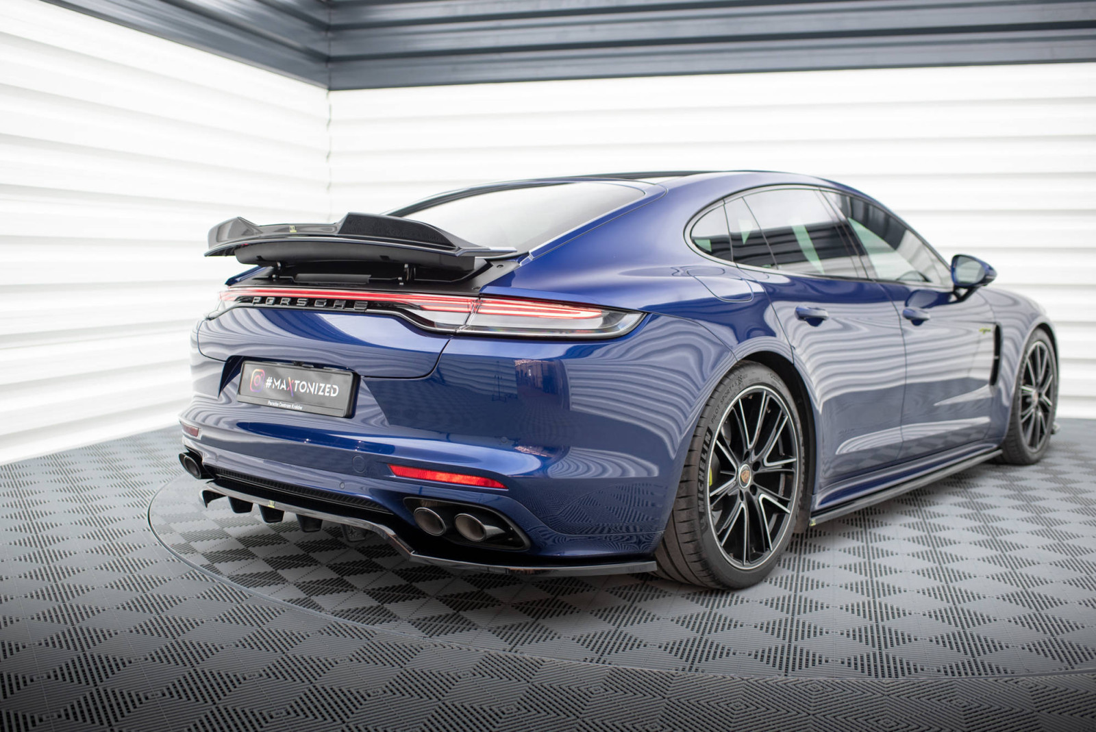 Przedłużenie Spoilera 3D Porsche Panamera E-Hybrid 971 Facelift