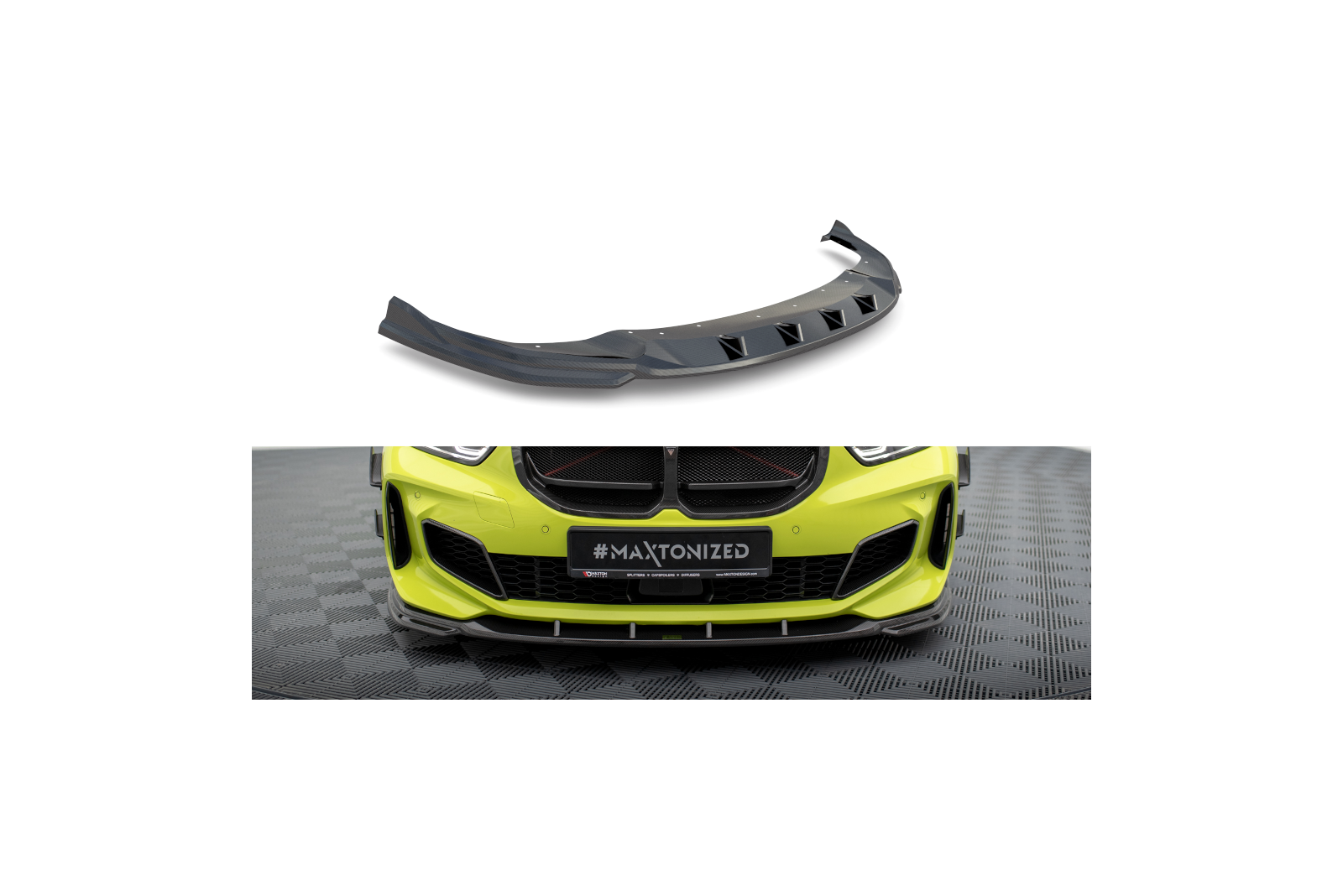 Karbonowy Splitter Przedni BMW 1 F40 M-Pack / M135i