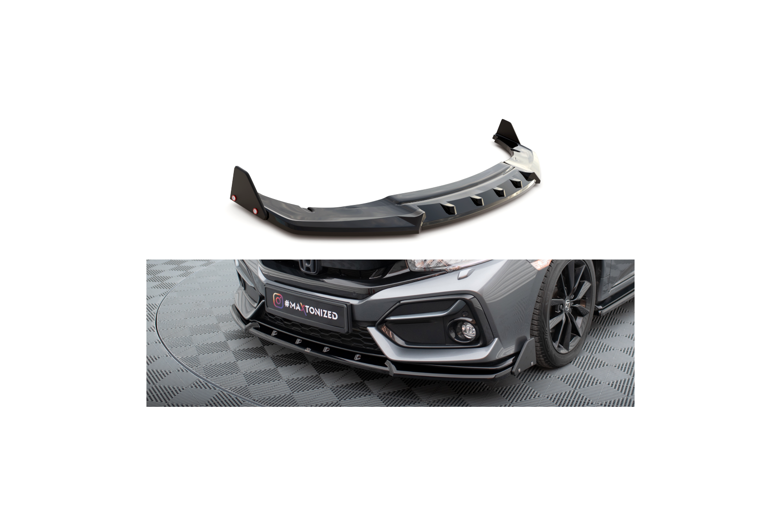 Splitter Przedni + Flaps Honda Civic Sport Mk 10