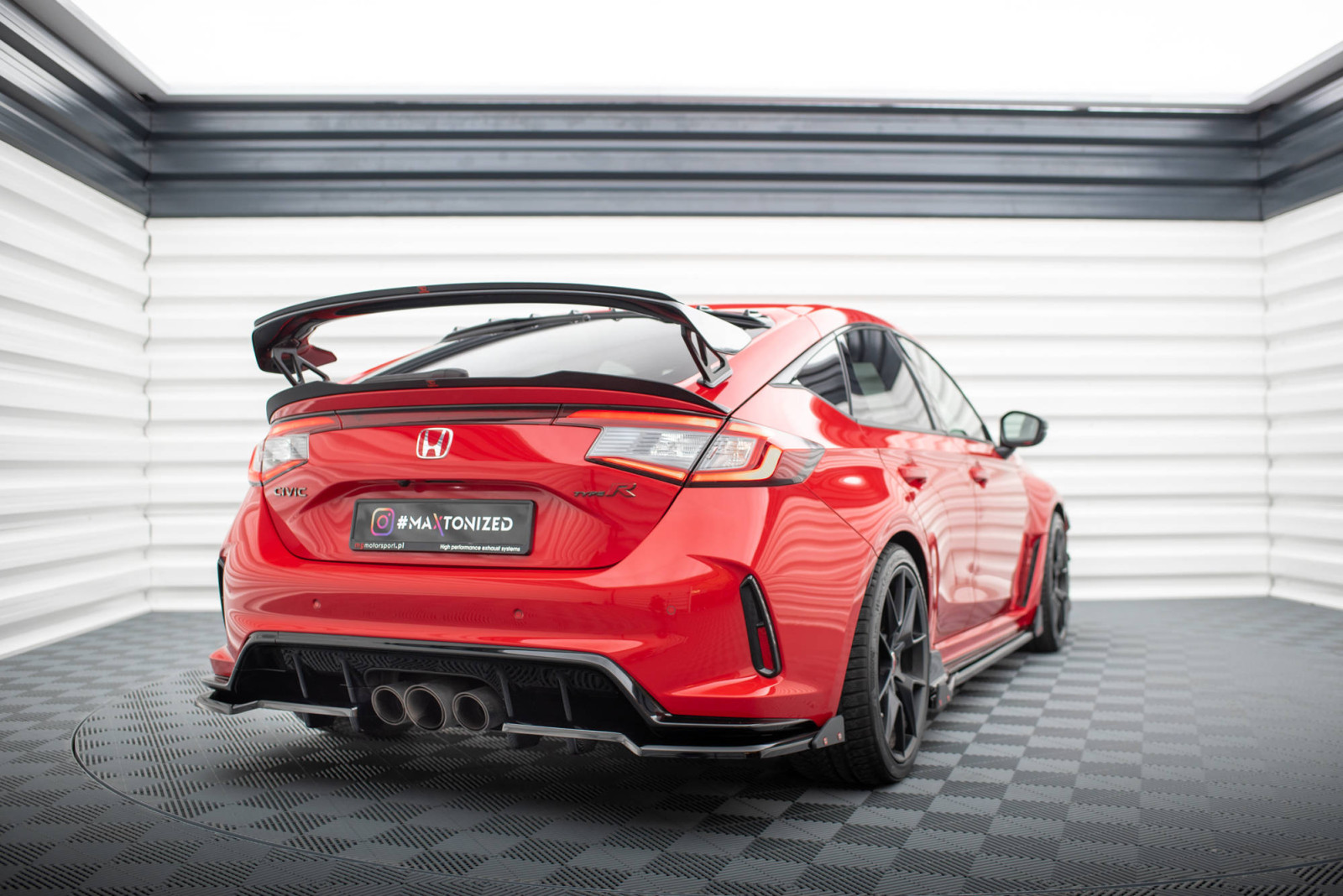 Górne Przedłużenie Spoilera Honda Civic Type-R Mk 11