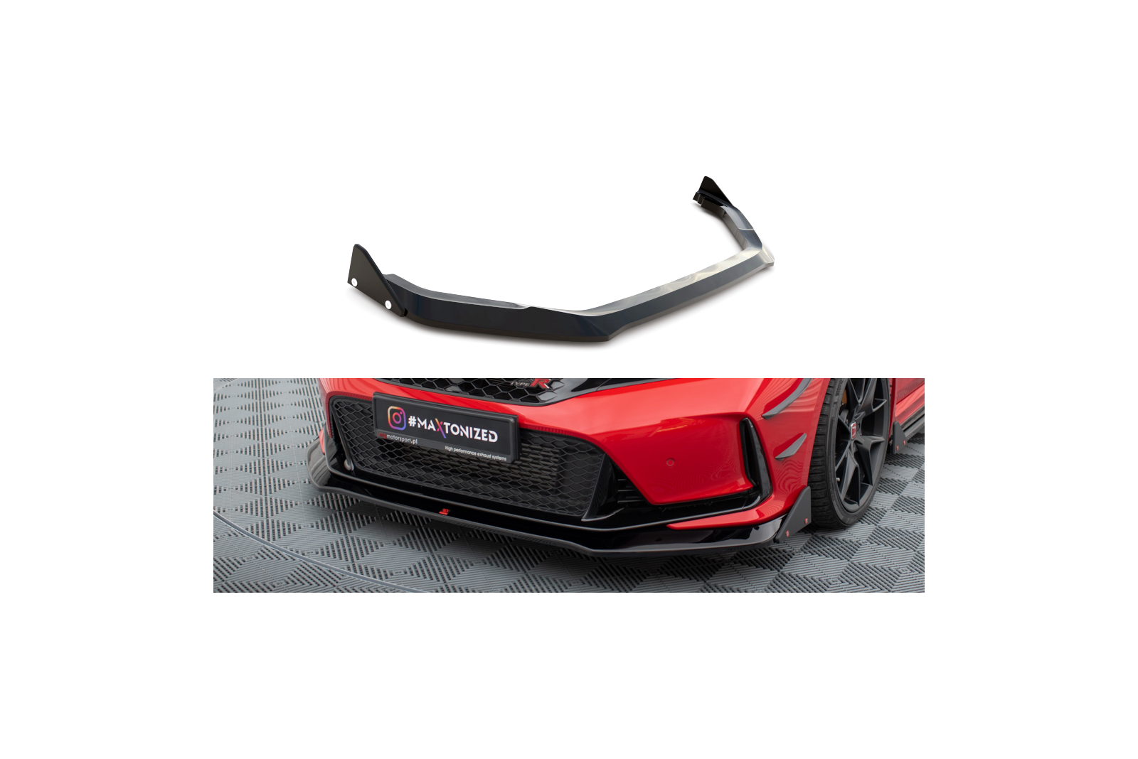 Splitter Przedni V.1 + Flaps Honda Civic Type-R Mk 11