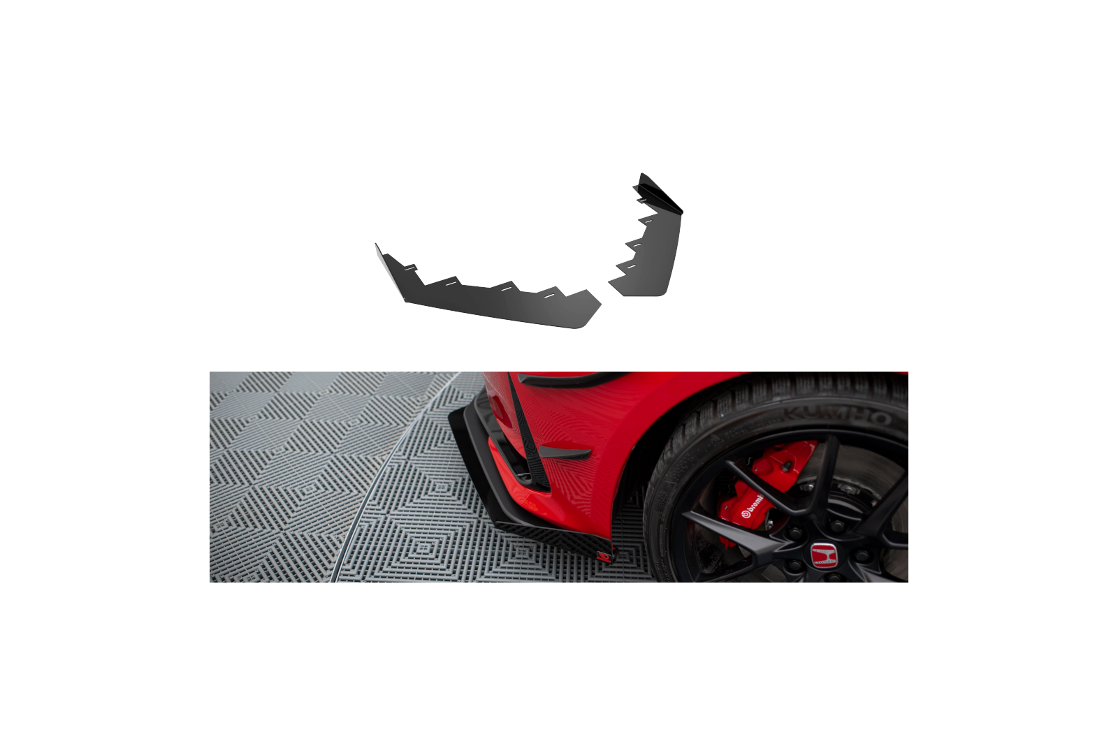 Front Flaps Honda Civic Type-R Mk 11