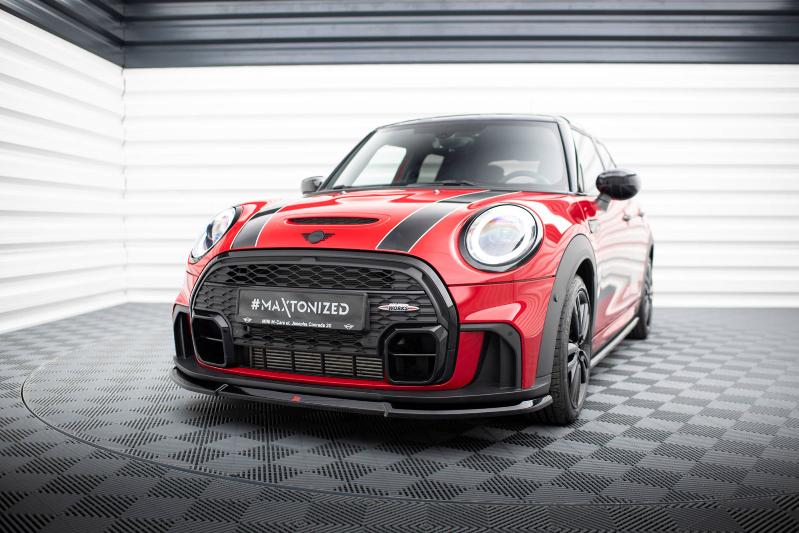 Splitter Przedni V.2 Mini Cooper S John Cooper Works F56 Facelift