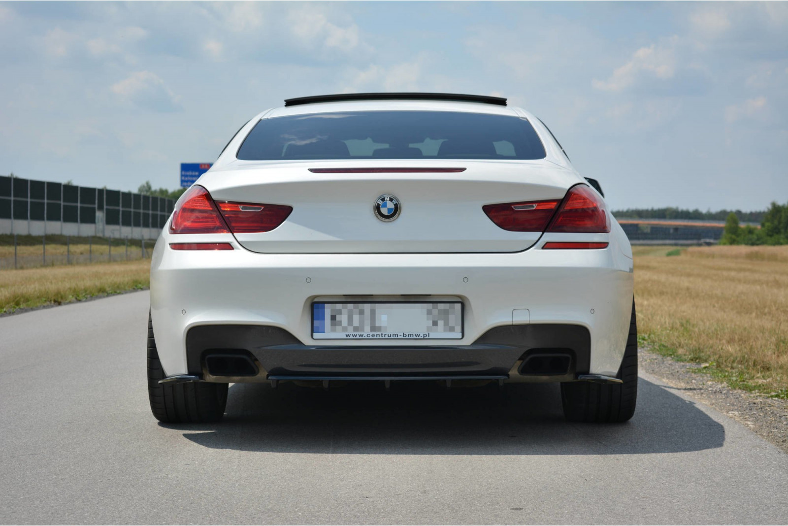 Splitter Tylny Środkowy BMW 6 Gran Coupé M-Pack (Z dyfuzorem)