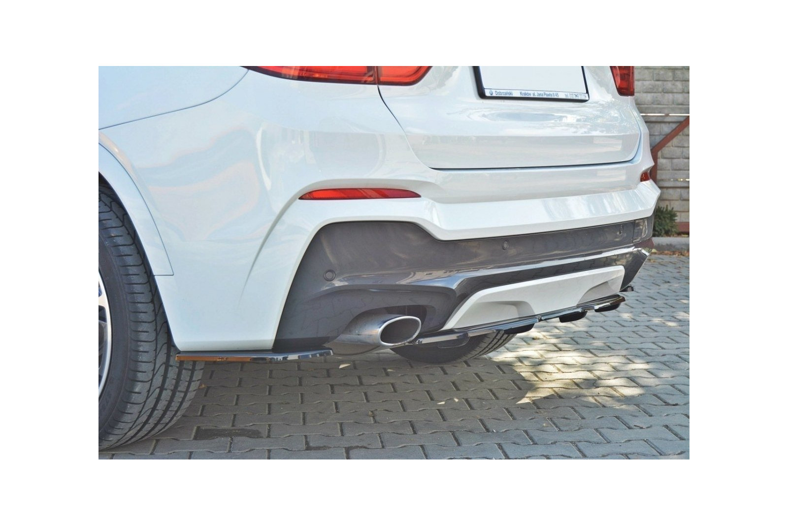 Splitter Tylny Środkowy BMW X4 M-Pack (Z dyfuzorem)