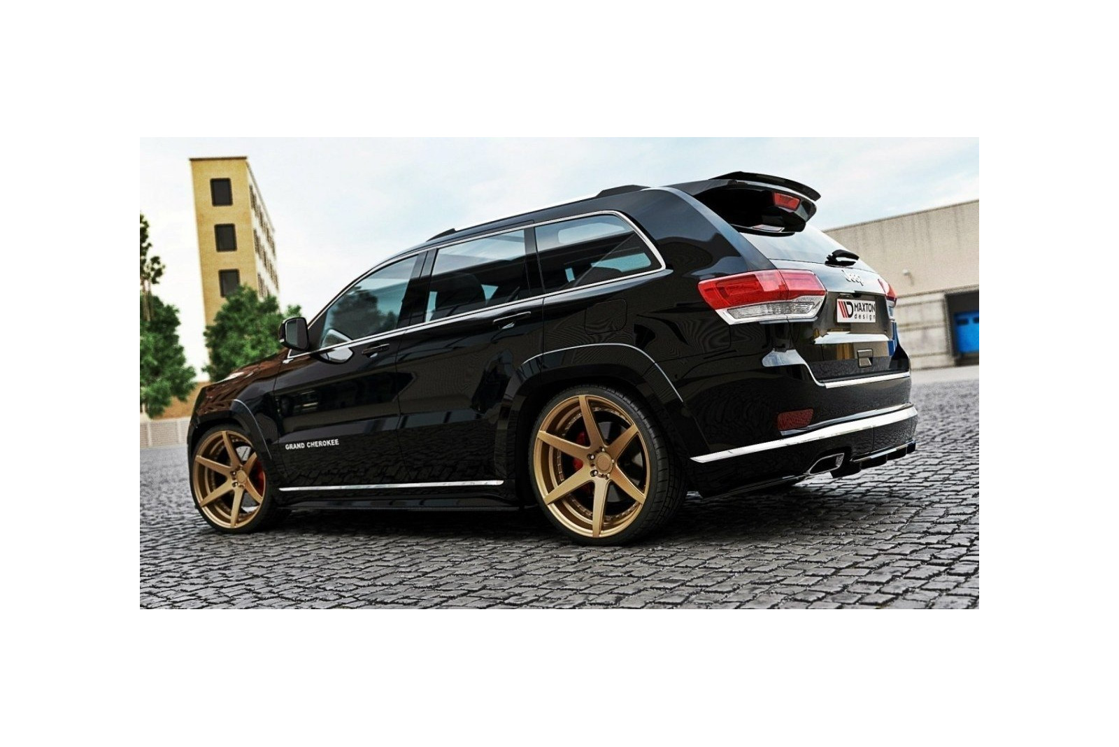 Splitter Tylny Środkowy Jeep Grand Cherokee WK2 Summit Polift  z dyfuzorem