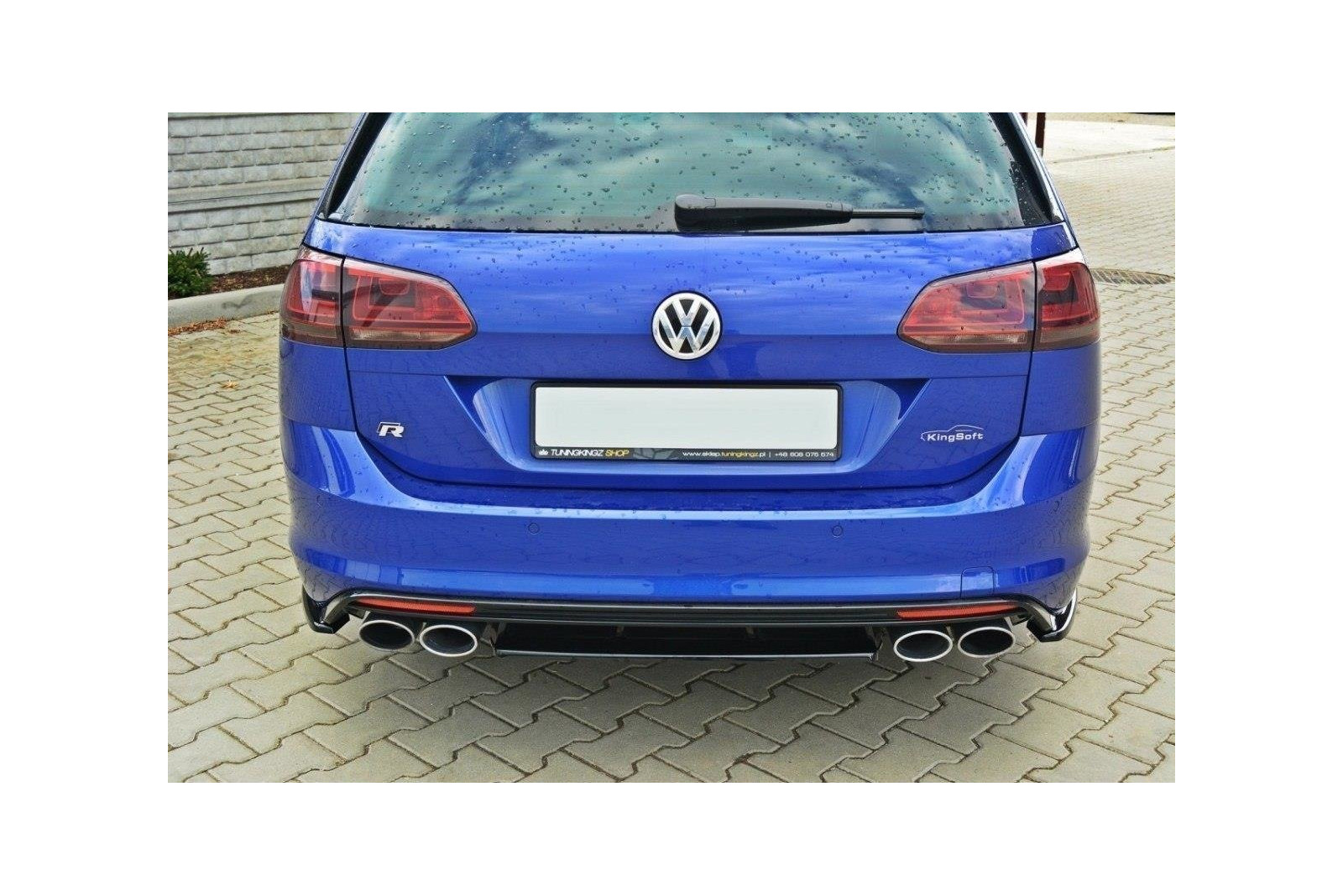 Splitter Tylny Środkowy VW Golf 7 R Estate (Bez dyfuzora)