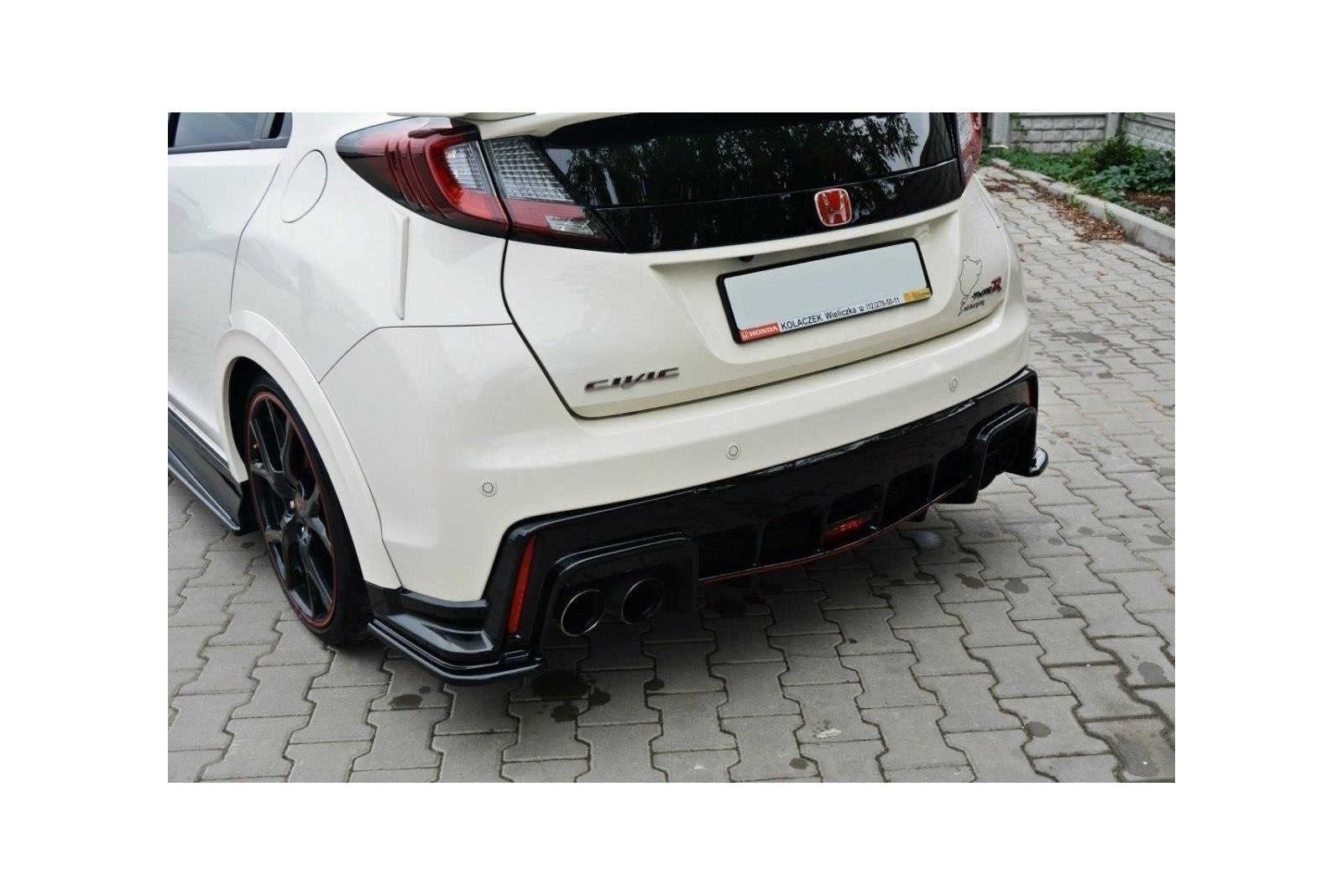 Splittery Tylne Boczne Honda Civic IX Type R