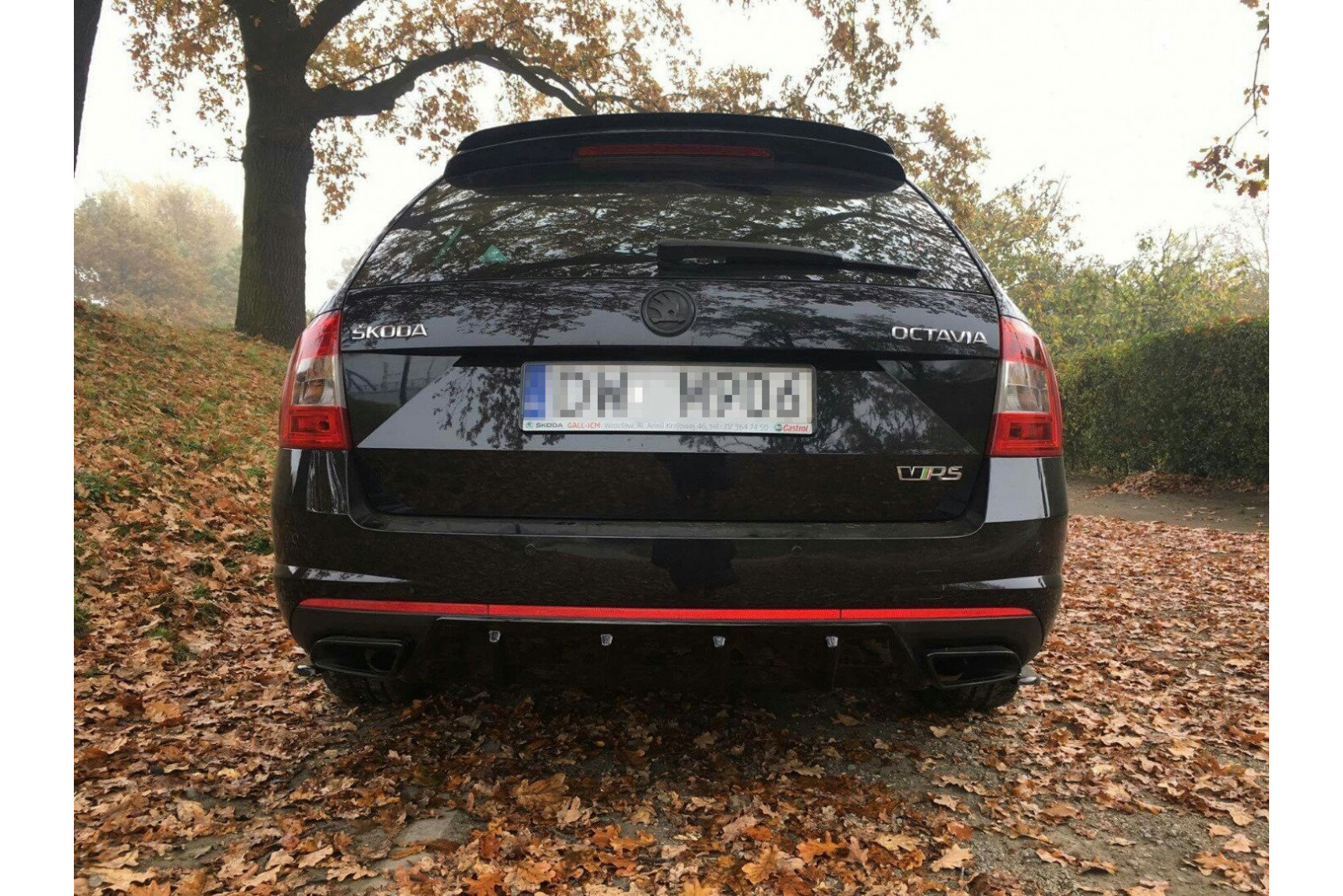 Przedłużenie Spoilera Skoda Octavia RS Mk3 / Mk3 FL Kombi