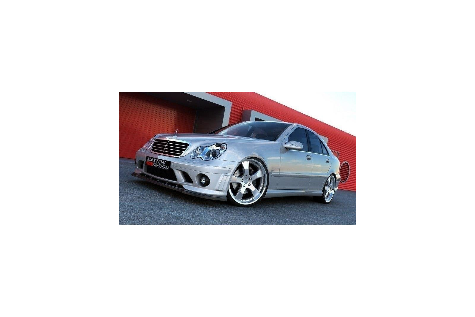 Splitter Przedni Mercedes C-Class W203 (Do zderzaka Me-c-203-AMG204-f1)