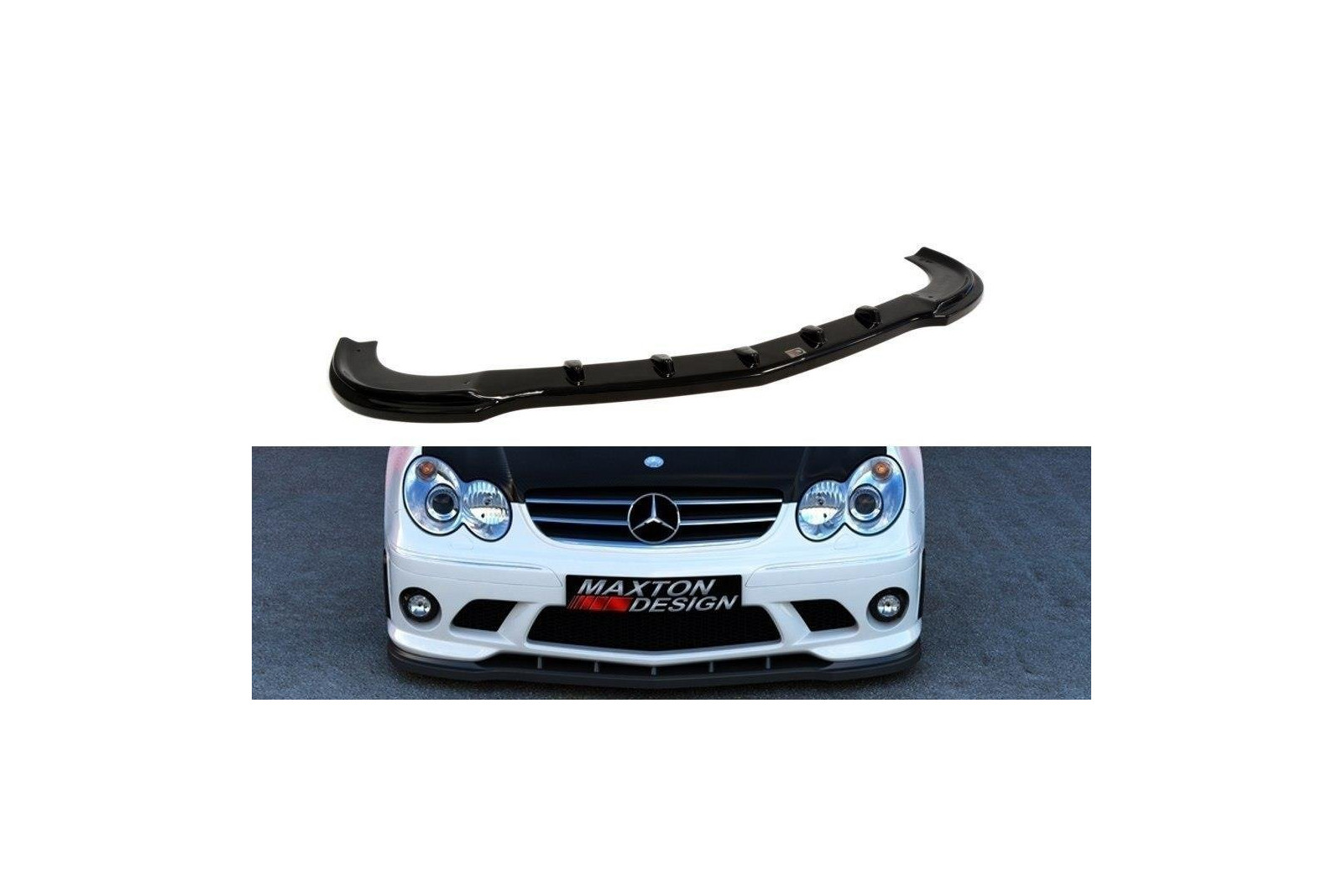 Splitter Przedni Mercedes CLK W209 (do zderzaka Me-clk-209-AMG204-f1)