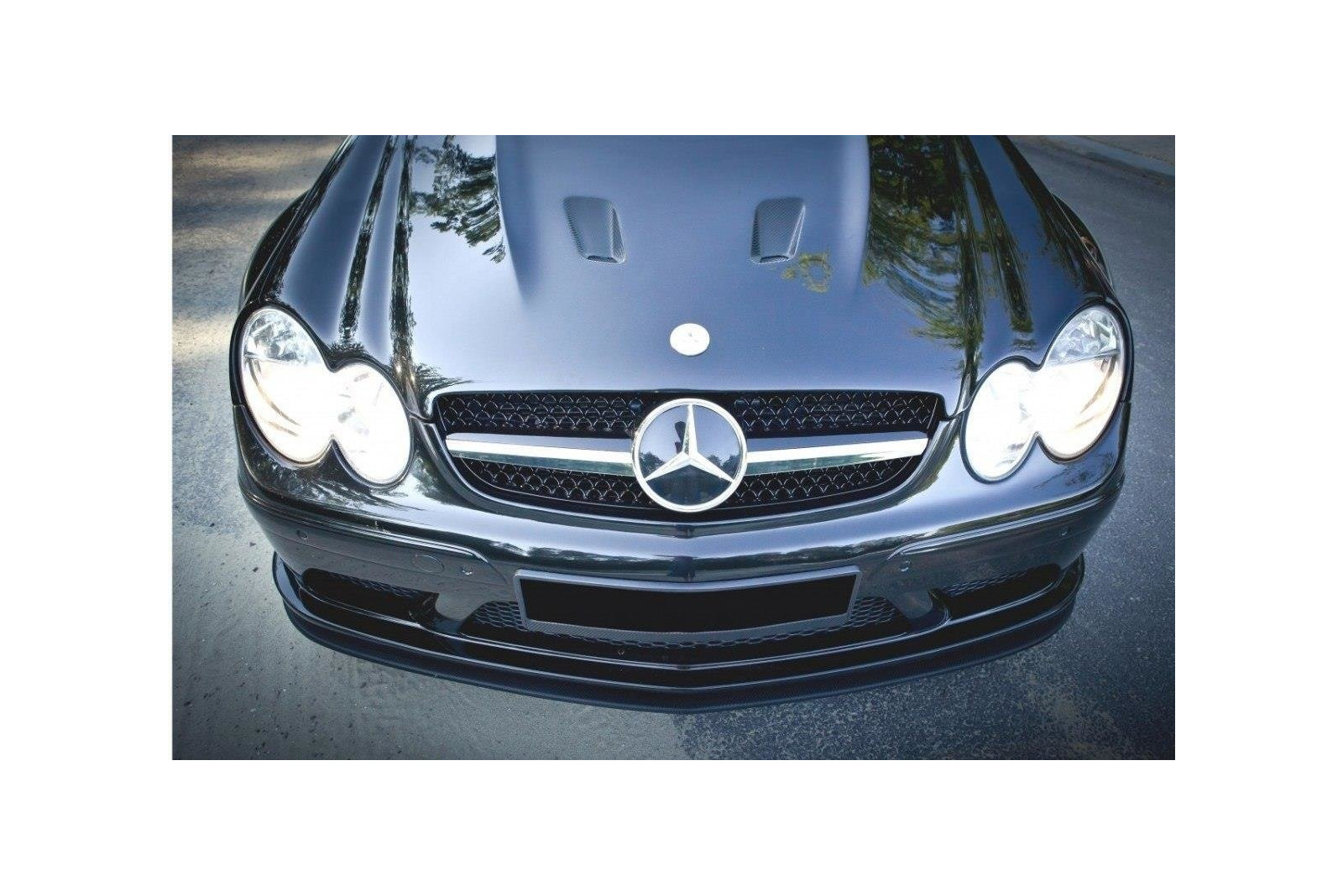 Splitter Przedni Mercedes CLK W209 Black (SL Black Series Look)