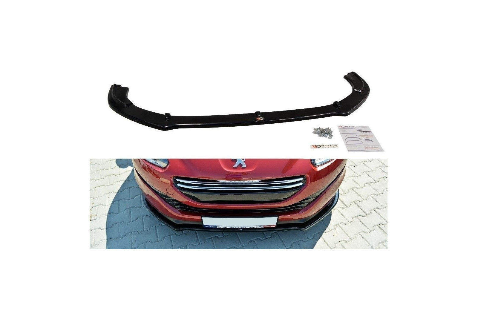 FRONT SPLITTER V.1 PEUGEOT RCZ FACELIFT 