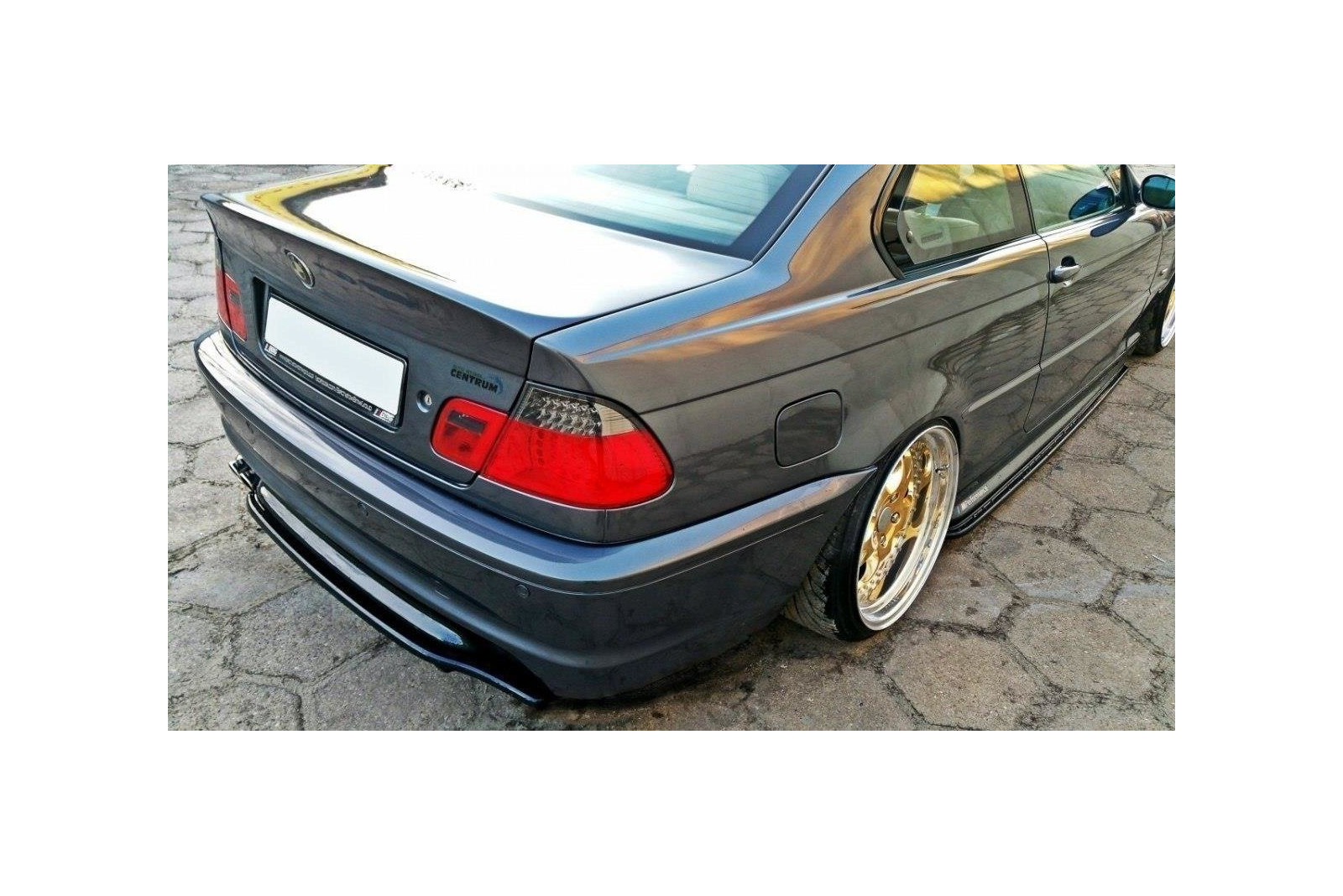 Splitter Tylny Środkowy BMW 3 E46 M-Pack Coupe (Bez dyfuzora)