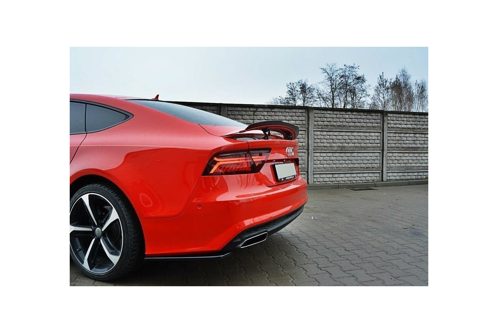 Splittery Tylne Boczne Audi A7 S-Line Polift