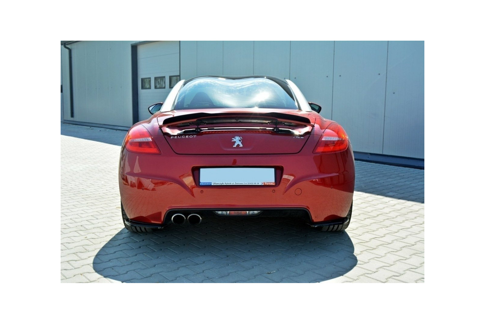 REAR SIDE SPLITTERS PEUGEOT RCZ