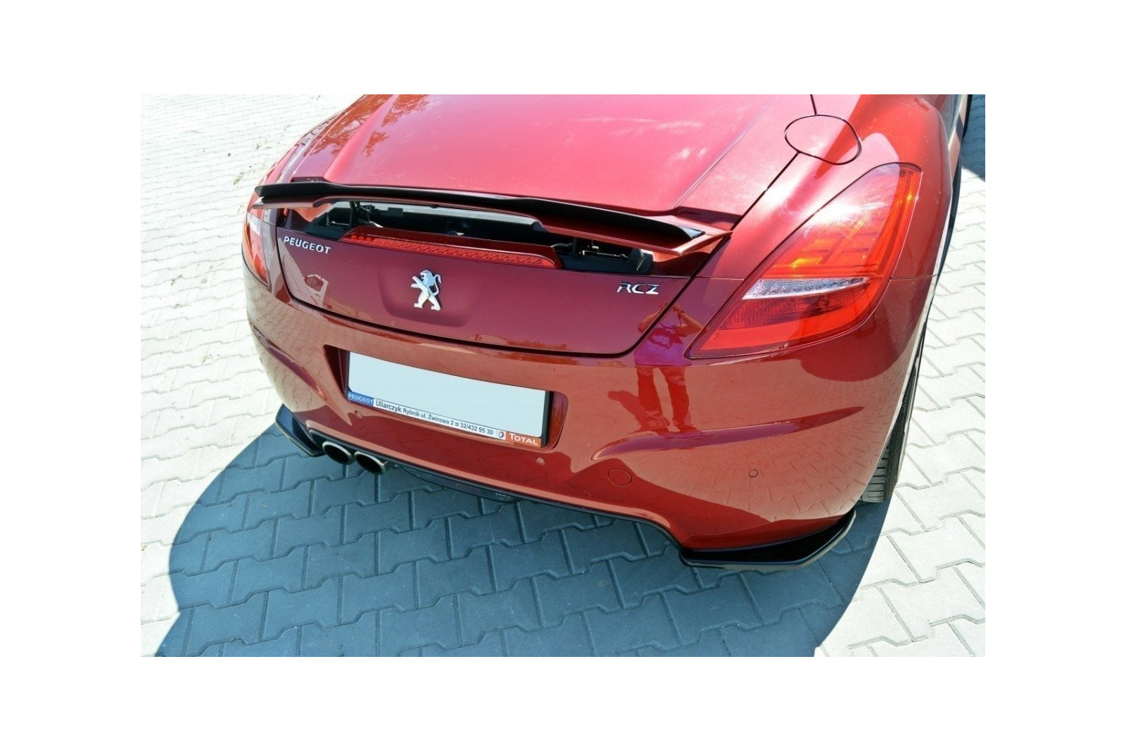 REAR SIDE SPLITTERS PEUGEOT RCZ