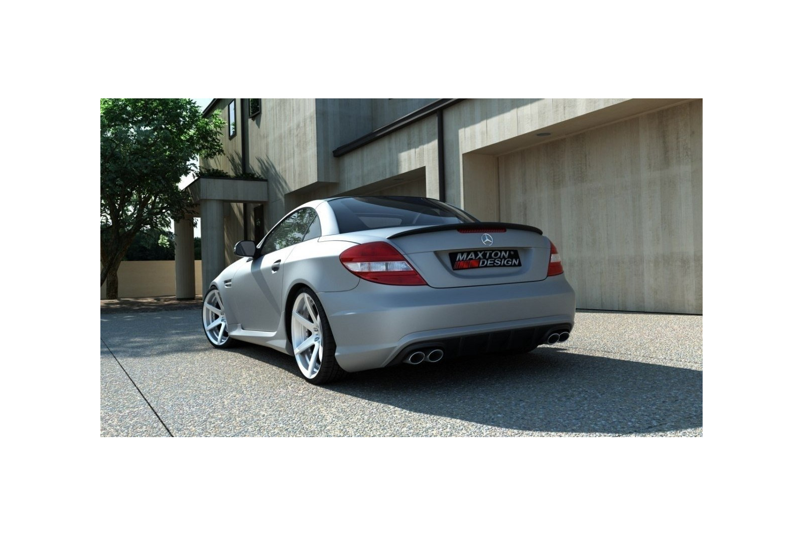 Zderzak Tylny Mercedes SLK R171 AMG 204 Look