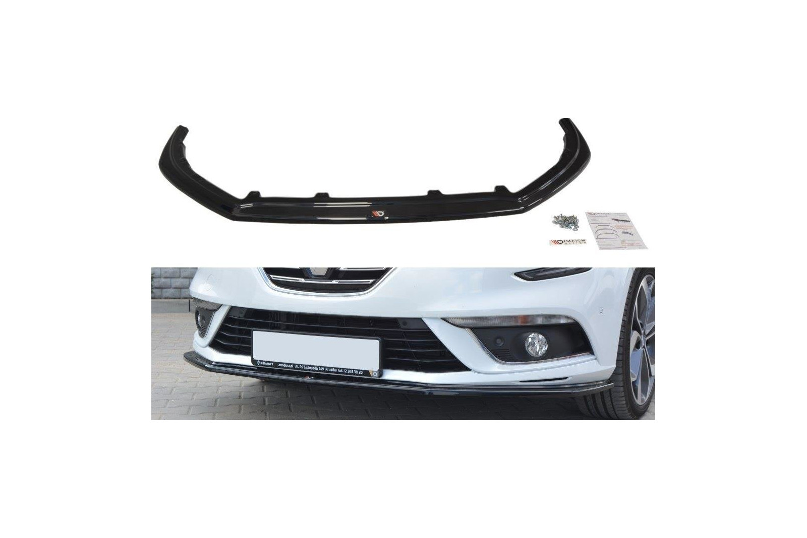 Splitter Przedni V.1 Renault Megane MK4 Hatchback