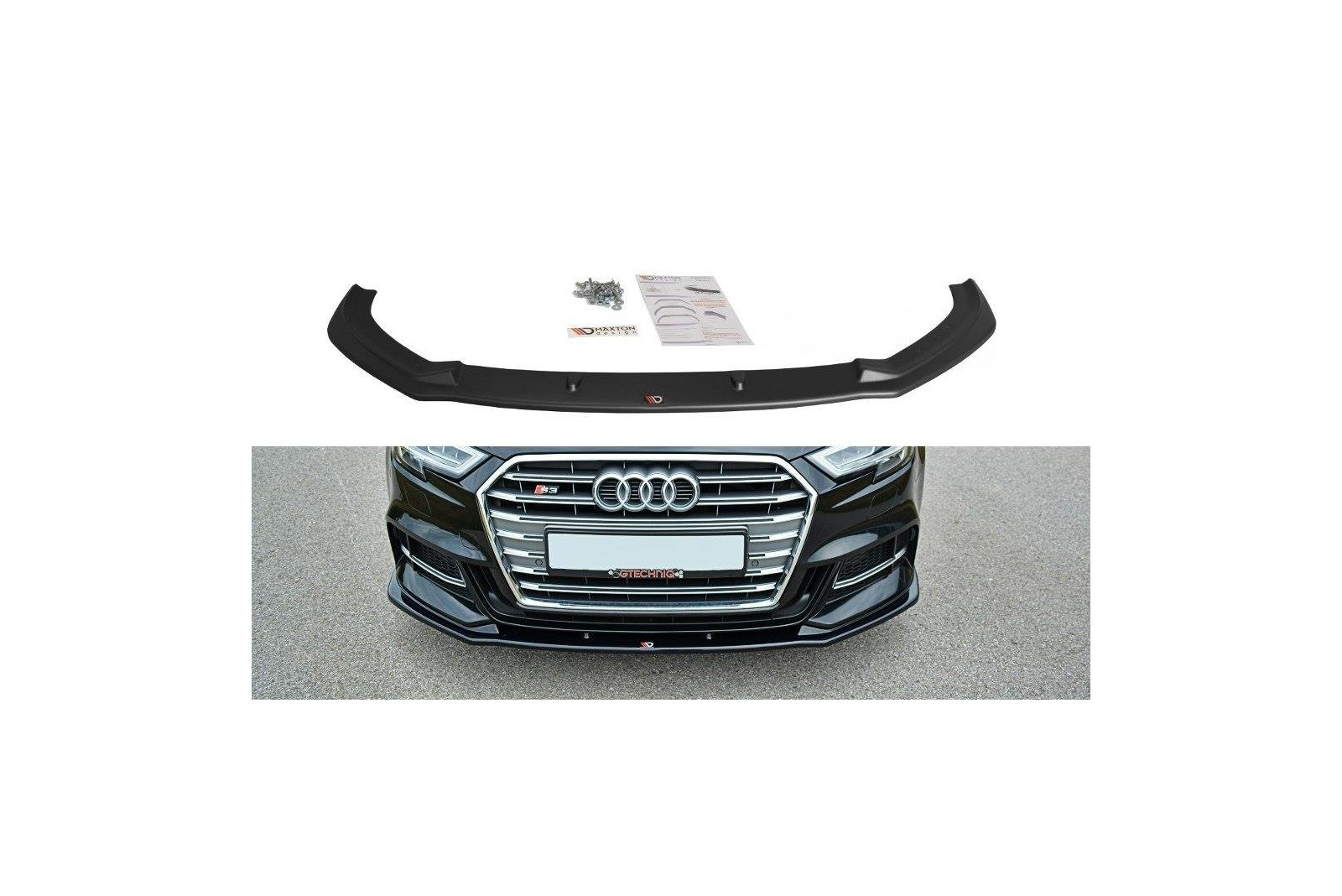 Splitter Przedni V.1 Audi S3 / A3 S-Line 8V FL 