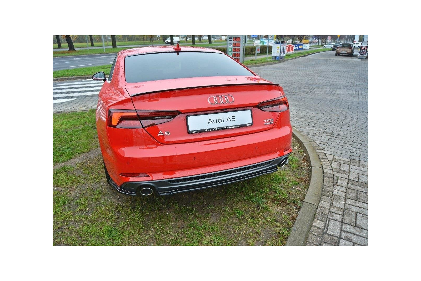 Splitter Tylny Środkowy Audi A5 F5 S-Line (Bez dyfuzora)