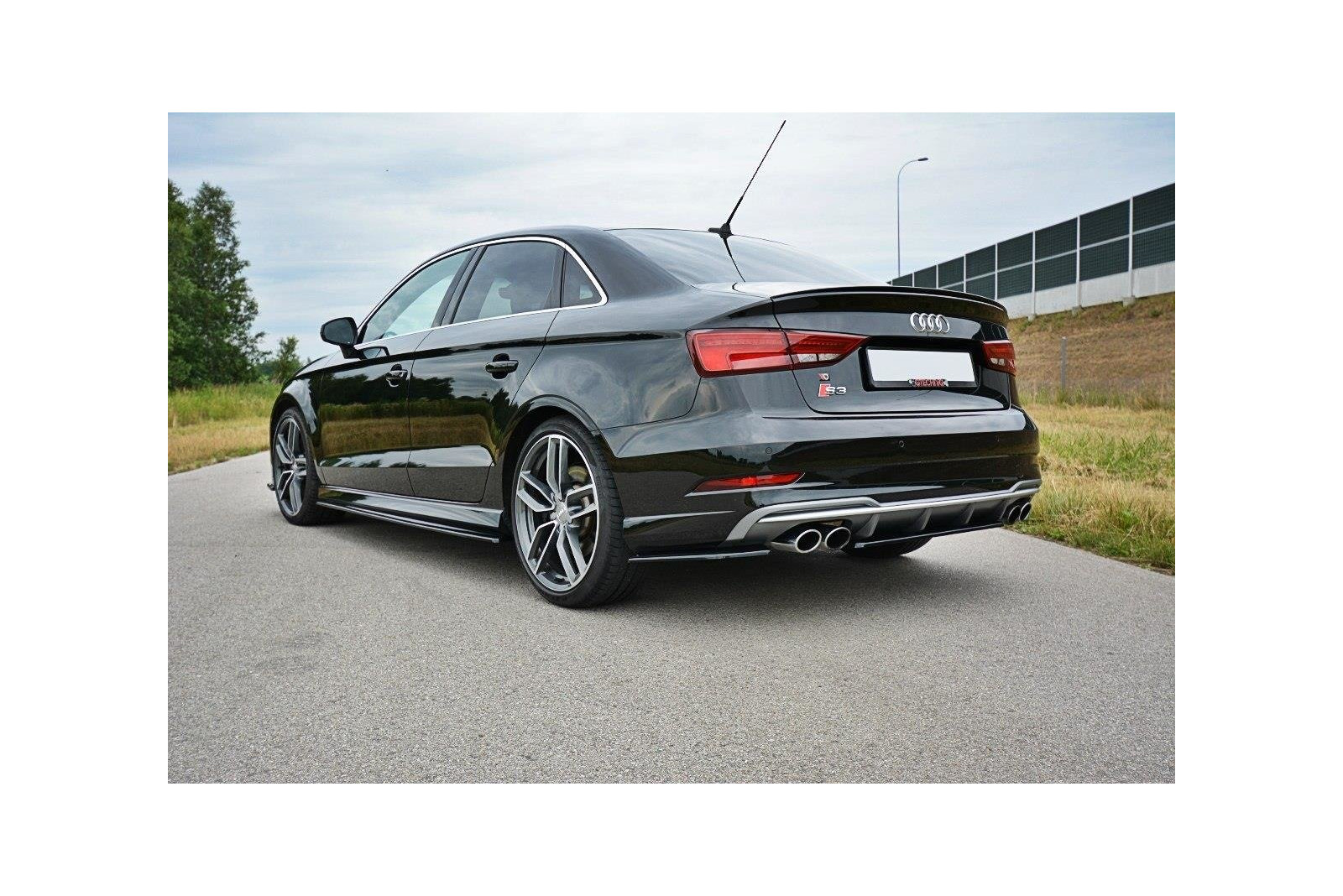 Splittery Tylne Audi S3 / A3 S-Line 8V FL Sedan